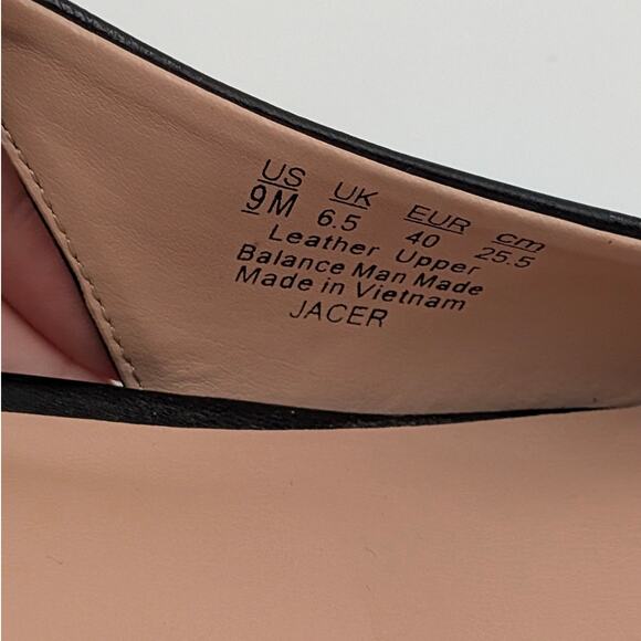 Franco Sarto Jacer Block Heel Slingback Pump Women's Black Size US9M EU40 - Picture 6 of 12